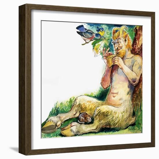 Pan, the Greek God of Nature-Philip Mendoza-Framed Giclee Print