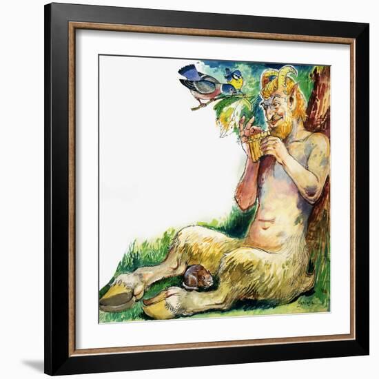 Pan, the Greek God of Nature-Philip Mendoza-Framed Giclee Print