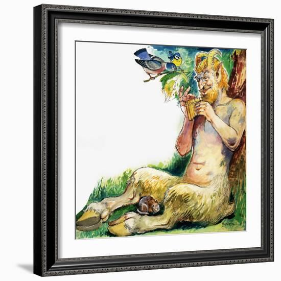 Pan, the Greek God of Nature-Philip Mendoza-Framed Giclee Print