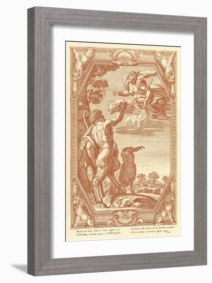 Pan with Goat-null-Framed Art Print