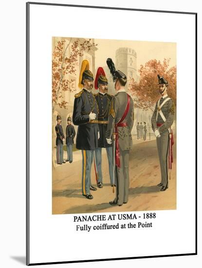 Panache at Usma - 1888 - Fully Coiffured at the Point-Henry Alexander Ogden-Mounted Art Print