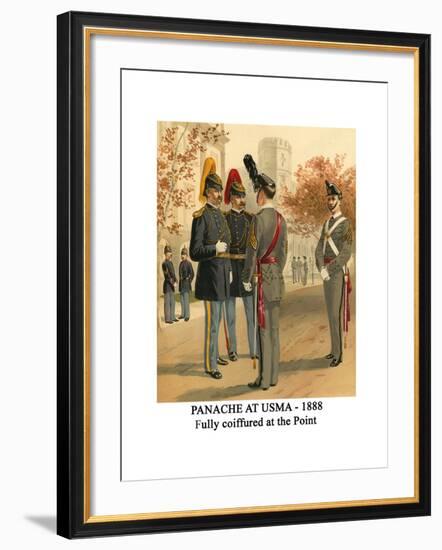 Panache at Usma - 1888 - Fully Coiffured at the Point-Henry Alexander Ogden-Framed Art Print