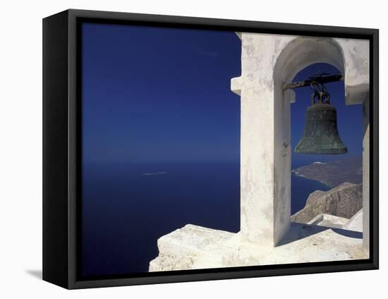 Panagia Kalamiotissa Monastery Bell Tower, Cyclades Islands, Greece-Michele Molinari-Framed Premier Image Canvas