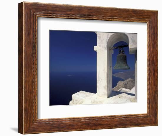 Panagia Kalamiotissa Monastery Bell Tower, Cyclades Islands, Greece-Michele Molinari-Framed Photographic Print