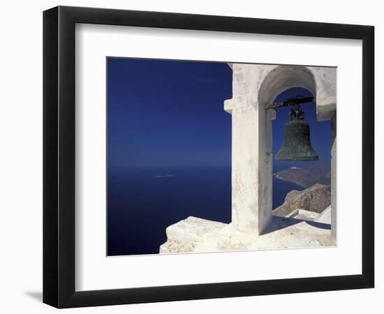 Panagia Kalamiotissa Monastery Bell Tower, Cyclades Islands, Greece-Michele Molinari-Framed Photographic Print