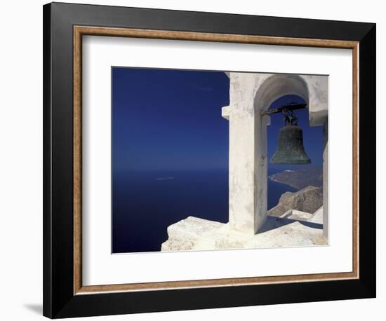 Panagia Kalamiotissa Monastery Bell Tower, Cyclades Islands, Greece-Michele Molinari-Framed Photographic Print