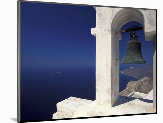 Panagia Kalamiotissa Monastery Bell Tower, Cyclades Islands, Greece-Michele Molinari-Mounted Photographic Print