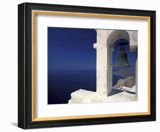 Panagia Kalamiotissa Monastery Bell Tower, Cyclades Islands, Greece-Michele Molinari-Framed Photographic Print