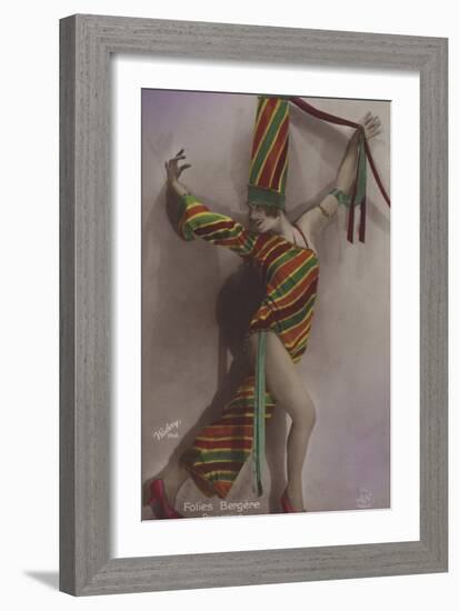 Panajotowa, Dancer at the Folies Bergere-null-Framed Photographic Print