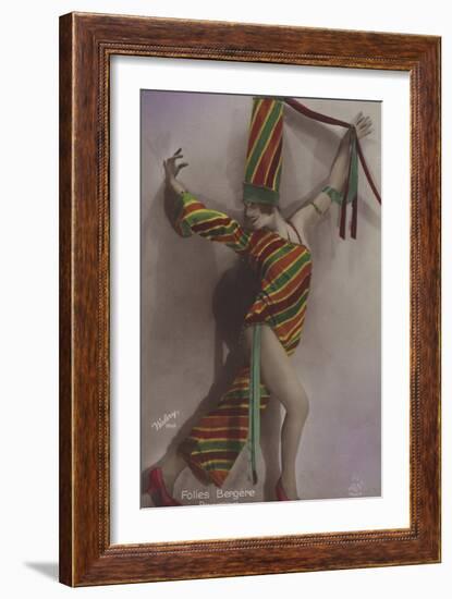 Panajotowa, Dancer at the Folies Bergere-null-Framed Photographic Print