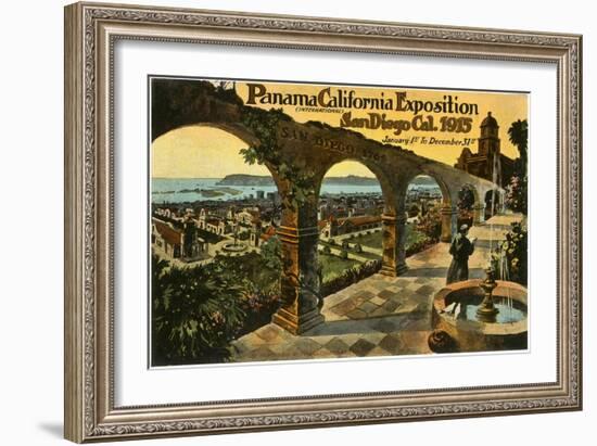 Panama-California Exposition, San Diego, California-null-Framed Art Print