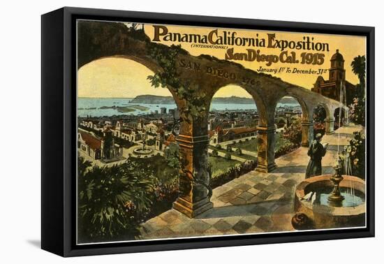 Panama-California Exposition, San Diego, California-null-Framed Stretched Canvas