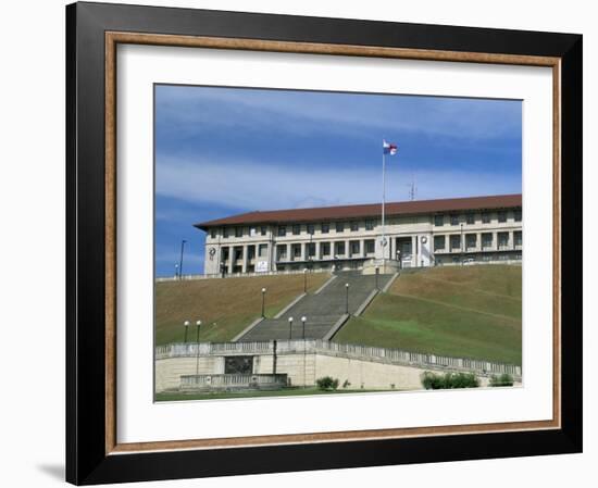 Panama Canal Administration Building, Balboa, Panama, Central America-Sergio Pitamitz-Framed Photographic Print