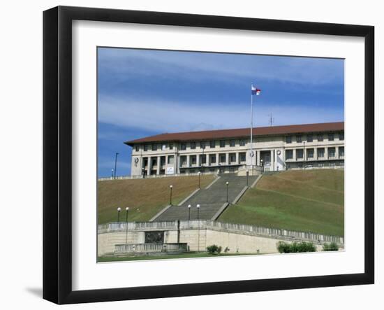 Panama Canal Administration Building, Balboa, Panama, Central America-Sergio Pitamitz-Framed Photographic Print