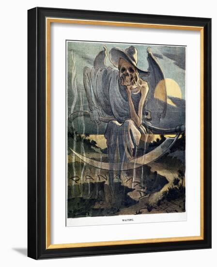 Panama Canal Cartoon, 1904-Joseph Keppler-Framed Giclee Print