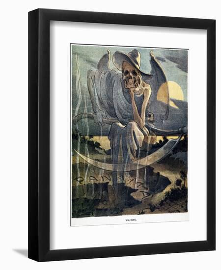 Panama Canal Cartoon, 1904-Joseph Keppler-Framed Giclee Print