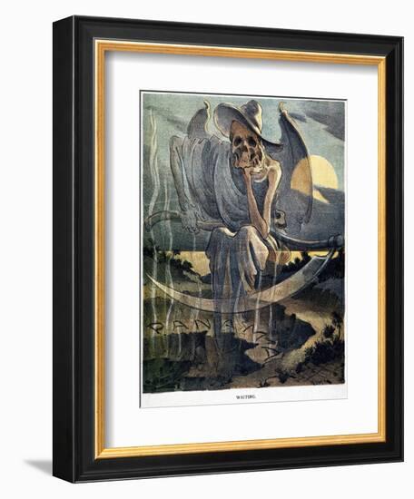 Panama Canal Cartoon, 1904-Joseph Keppler-Framed Giclee Print