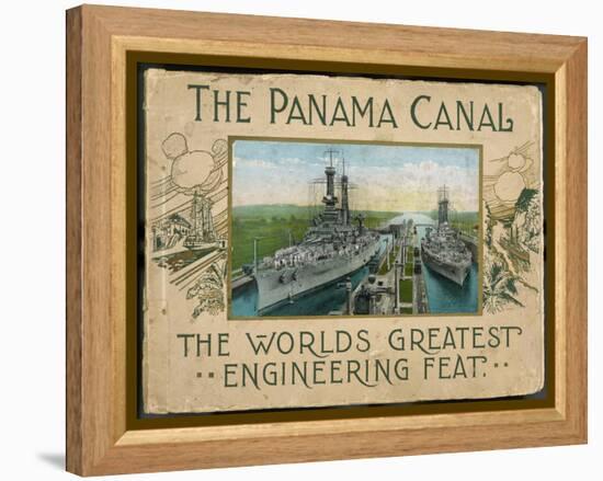 Panama Canal-null-Framed Premier Image Canvas