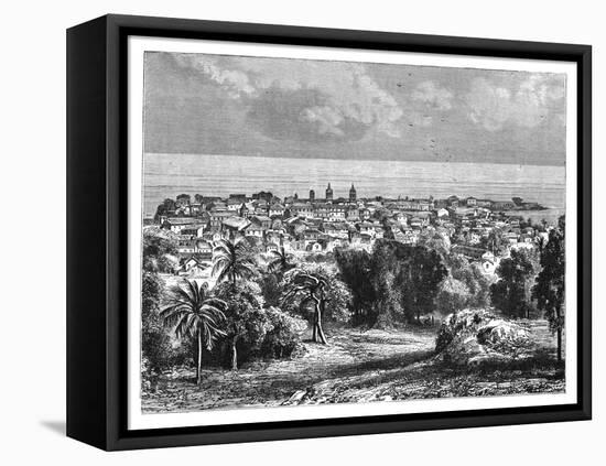 Panama City from Mount Ancon, C1890-null-Framed Premier Image Canvas