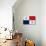 Panama Flag Design with Wood Patterning - Flags of the World Series-Philippe Hugonnard-Premium Giclee Print displayed on a wall