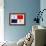 Panama Flag Design with Wood Patterning - Flags of the World Series-Philippe Hugonnard-Framed Art Print displayed on a wall