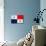 Panama Flag Design with Wood Patterning - Flags of the World Series-Philippe Hugonnard-Mounted Art Print displayed on a wall