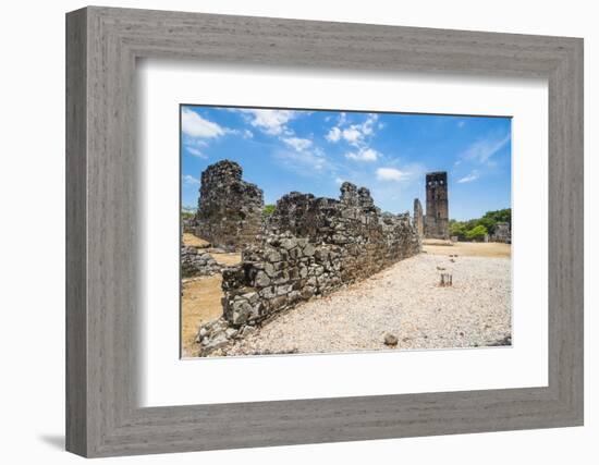 Panama Viejo, the remains of Old Panama, UNESCO World Heritage Site, Panama City, Panama, Central A-Michael Runkel-Framed Photographic Print