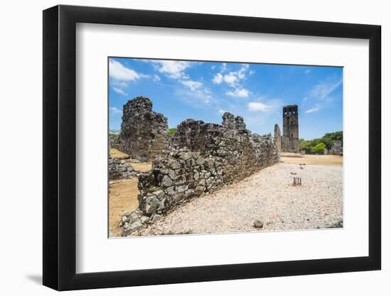 Panama Viejo, the remains of Old Panama, UNESCO World Heritage Site, Panama City, Panama, Central A-Michael Runkel-Framed Photographic Print