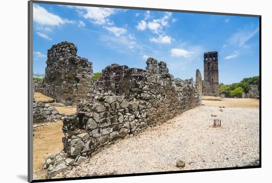 Panama Viejo, the remains of Old Panama, UNESCO World Heritage Site, Panama City, Panama, Central A-Michael Runkel-Mounted Photographic Print