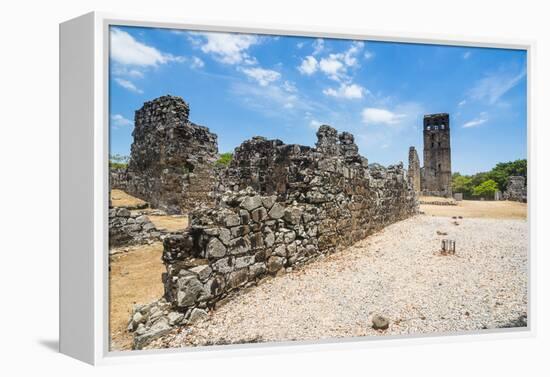 Panama Viejo, the remains of Old Panama, UNESCO World Heritage Site, Panama City, Panama, Central A-Michael Runkel-Framed Premier Image Canvas