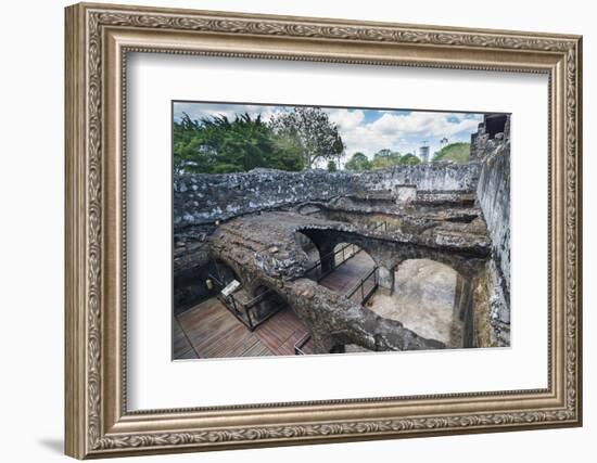 Panama Viejo, the remains of Old Panama, UNESCO World Heritage Site, Panama City, Panama, Central A-Michael Runkel-Framed Photographic Print