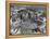 Panaromic View of Rome from Atop St. Peter's Basilica Looking Down on St. Peter's Square-Margaret Bourke-White-Framed Premier Image Canvas