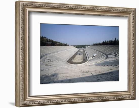 Panatheniac Stadium, Site of the 1896 Olympic Games-Gilbert Iundt-Framed Photographic Print