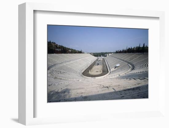 Panatheniac Stadium, Site of the 1896 Olympic Games-Gilbert Iundt-Framed Photographic Print