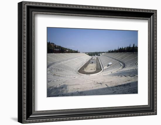 Panatheniac Stadium, Site of the 1896 Olympic Games-Gilbert Iundt-Framed Photographic Print