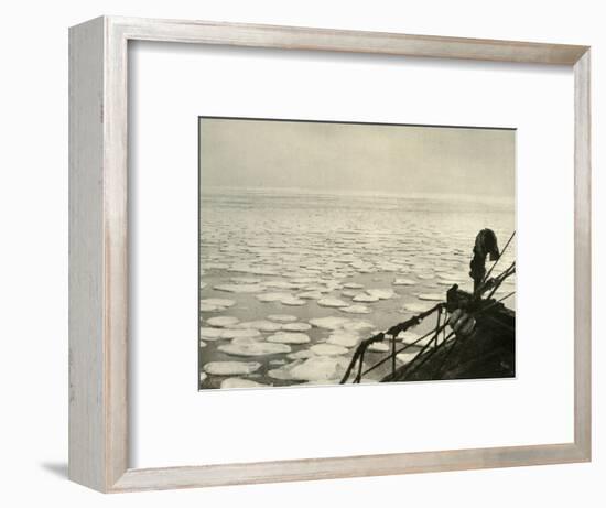 'Pancake Ice in the Ross Sea', c1908, (1909)-Unknown-Framed Photographic Print