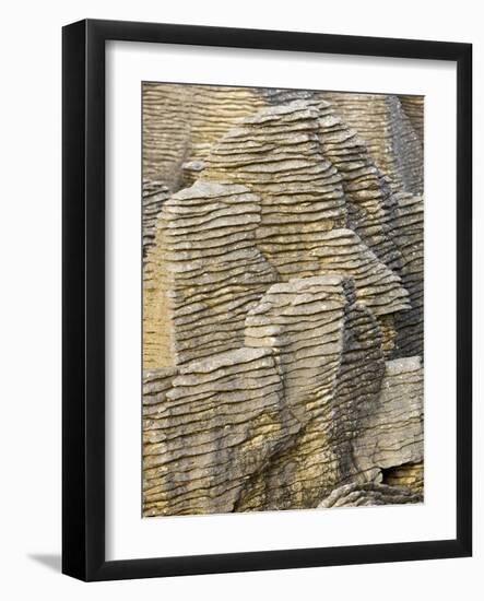 Pancake Rocks on South Island-Michele Westmorland-Framed Photographic Print