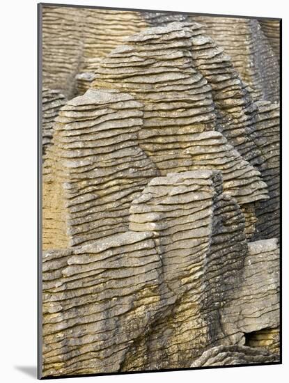 Pancake Rocks on South Island-Michele Westmorland-Mounted Photographic Print