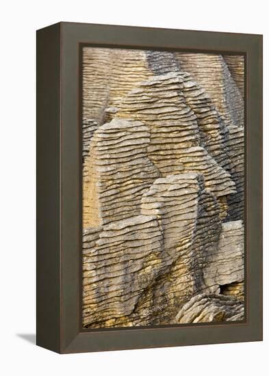 Pancake Rocks on South Island-Michele Westmorland-Framed Premier Image Canvas