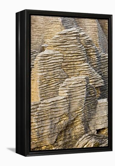 Pancake Rocks on South Island-Michele Westmorland-Framed Premier Image Canvas