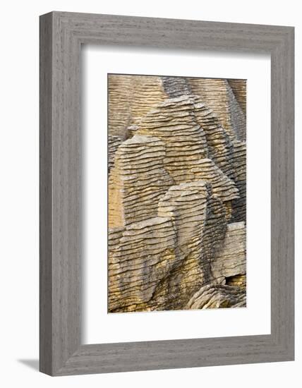 Pancake Rocks on South Island-Michele Westmorland-Framed Photographic Print