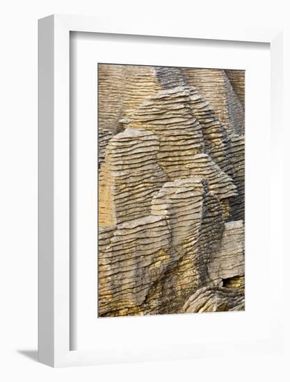 Pancake Rocks on South Island-Michele Westmorland-Framed Photographic Print