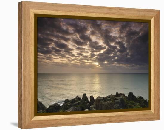 Pancake Rocks, Paparoa National Park, Punakaiki, West Coast, South Island, New Zealand, Pacific-Jochen Schlenker-Framed Premier Image Canvas