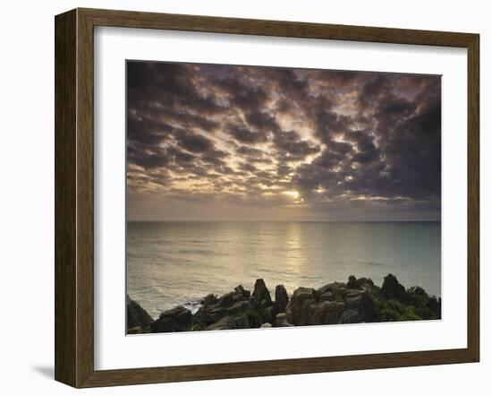 Pancake Rocks, Paparoa National Park, Punakaiki, West Coast, South Island, New Zealand, Pacific-Jochen Schlenker-Framed Photographic Print