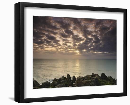 Pancake Rocks, Paparoa National Park, Punakaiki, West Coast, South Island, New Zealand, Pacific-Jochen Schlenker-Framed Photographic Print