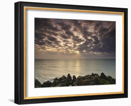 Pancake Rocks, Paparoa National Park, Punakaiki, West Coast, South Island, New Zealand, Pacific-Jochen Schlenker-Framed Photographic Print