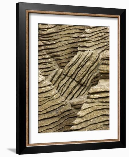 Pancake Rocks, Punakaiki, Paparoa National Park, West Coast, South Island, New Zealand-David Wall-Framed Photographic Print