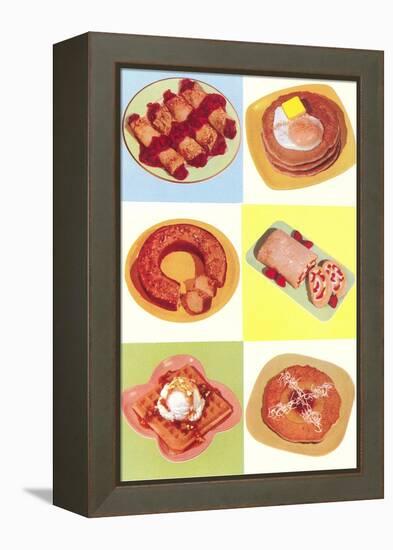 Pancakes, Waffles, Etc.-null-Framed Stretched Canvas