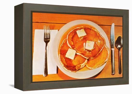 Pancakes-null-Framed Stretched Canvas