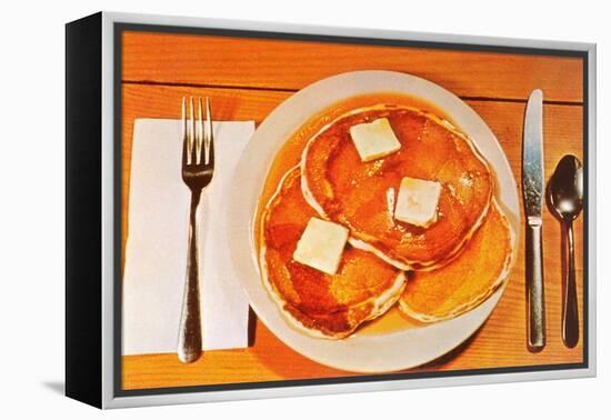 Pancakes-null-Framed Stretched Canvas